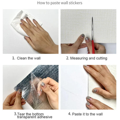 Selbstklebende Kieselalgen-Schlamm-Tapete, verdickter TV-Hintergrund, Leinen-Tapete, Schlafzimmer, Renovierung, Heimdekoration, XPE-Schaum-Wandaufkleber