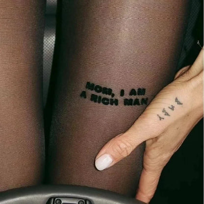 Sexy Blue Butterfly Net Stockings Women's Long Tube Socks Invisible Sweat Absorbent Polka Dot Design Pure Desire Stockings