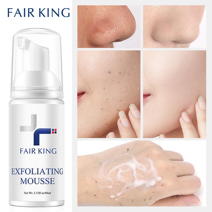 Facial Exfoliating Mousse Peeling Gel Face Scrub Deep Remove Cleaning All Skin Types Smooth Moisturizing Skin Exfoliator Cream.