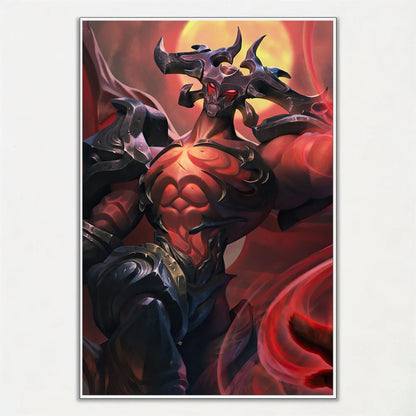 Aatrox League Of Legends Poster Wall Art Home Decor Room Decor Digital Painting Living Room Restaurant Kitchen Art.