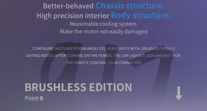 16307PRO 1:16 70KM/H Brushless Remote Control Car High Speed Drift Racing Car Four Wheel Drive Off Road Vehicle Boys Toy Gift.