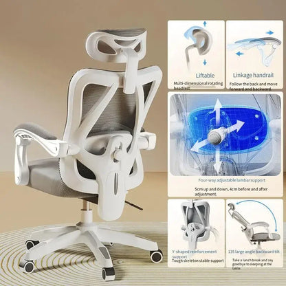 UVR Gaming Computer Stuhl Mesh Atmungsaktive Personal Stuhl Ergonomisches Design Armlehne Stuhl Sitzen Bequem THome Bürostuhl Möbel