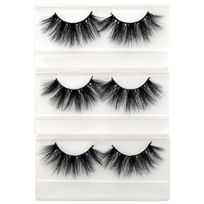 Visofree Eyelashes 3D Mink Eyelashes Long Lasting Mink Lashes Natural Dramatic Volume Eyelashes Extension False Eyelashes D08.