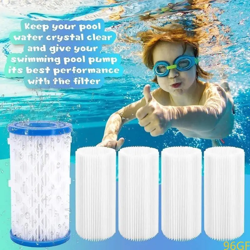 96GF Plastic Pool Filter Cartridge Pool Filter Replacement Swimming Pools Filter