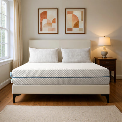 Tribesigns-Matratze, Kalschaummatratze, 90 x 200 cm, mittelfeste 7-Zonen-H3-Matratze mit atmungsaktivem, waschbarem Bezug, 20 cm hoch,