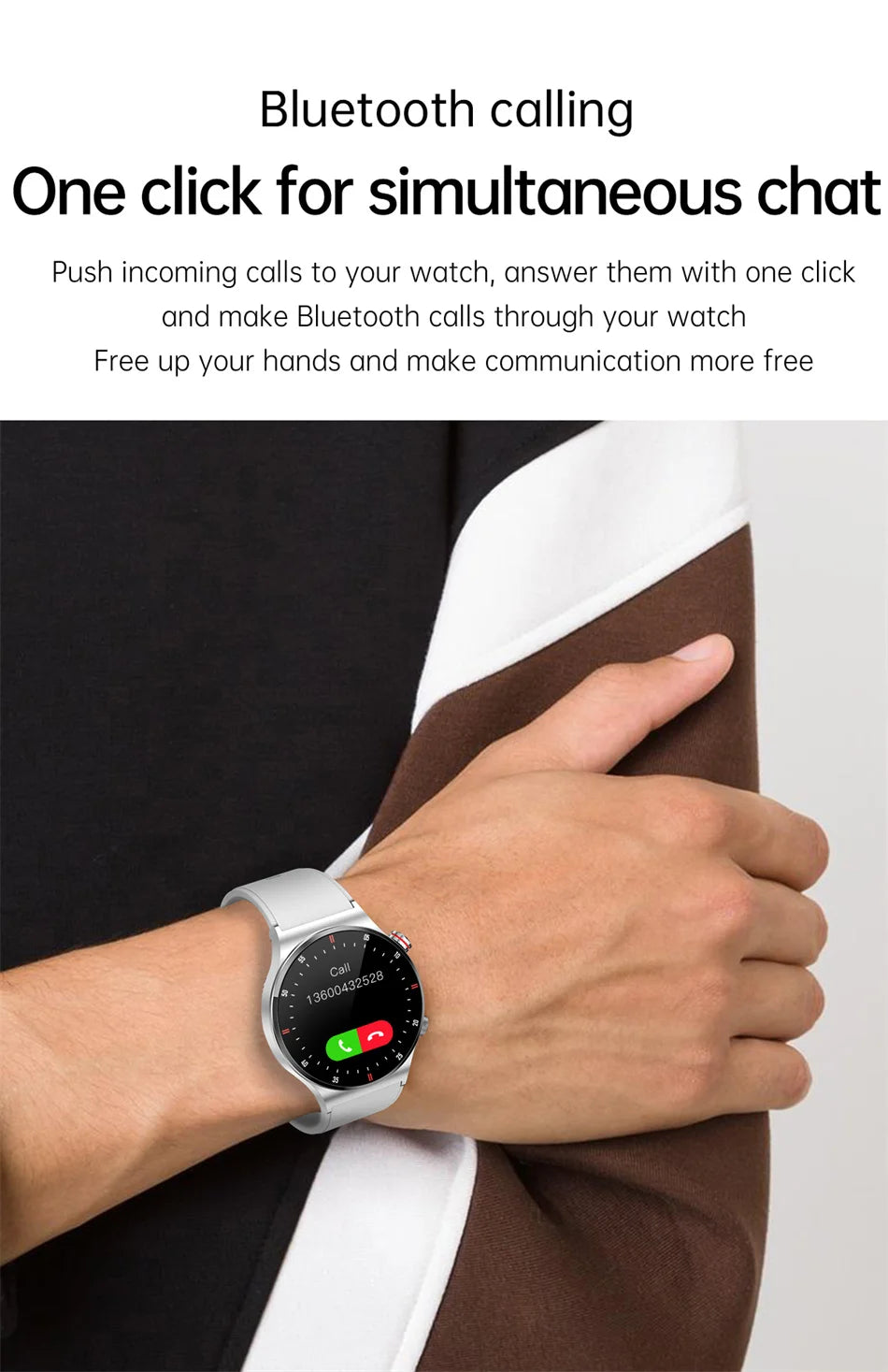 2025 NFC Bluetooth Call Smart Watch Men Full Screen GPS Sports Bracelet Waterproof ECG Health Monitor SmartWatch for IOS Android.