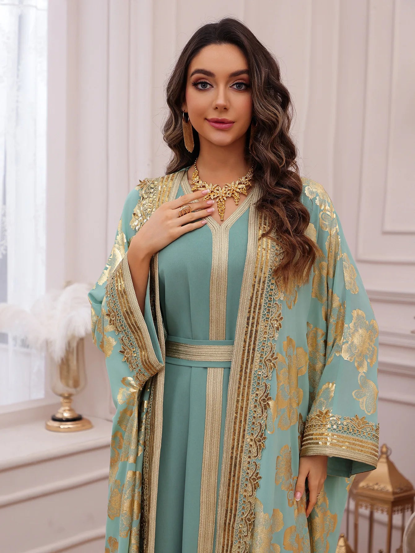 Eid Women Dress Muslim Abaya Embroidery Party Jalabiya Ramadan Long Dresses Abayas Vestidos Largos Kaftan Arab Long Robe 2025.