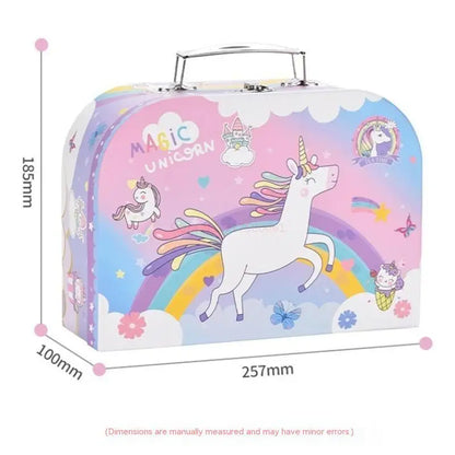 Kids Tea Party Set For Little Girls Mermaid Gift Pretend Toy Tin Tea Set Princess Tea Time Kitchen Pretend Play Tea Set Gift.