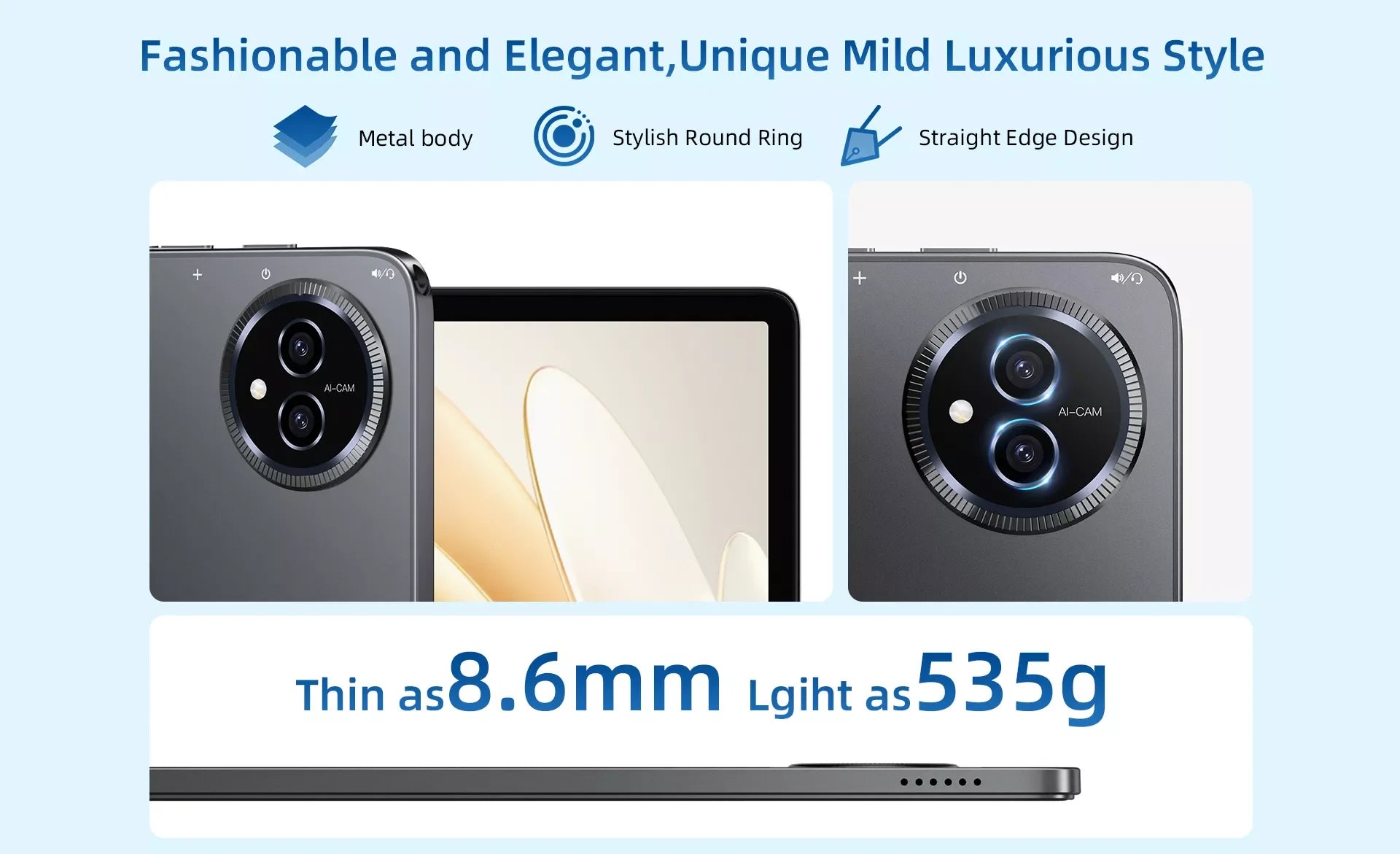 BMAX I10 Plus Android 15 10.1" HD Screen 4GB+8GB Expansion 128GB Storage UNISOC T606 ARM Mail G57  Dual Band Wi-Fi Tablet.