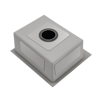 40 x 45 x 20 cm Küchenspüle-Set, Spüle aus Edelstahl 201 mit Abflusskorb und Seifenspender für Küchen, Badezimmer, Waschräume