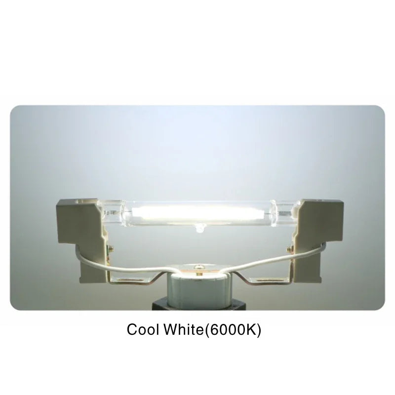 Superhelle LED R7s COB-Glasröhre 5 W 10 W 20 W 78 mm 118 mm J78 J118 Maisglühbirne AC 220 V 110 V Heim-Halogenlampe ersetzen.