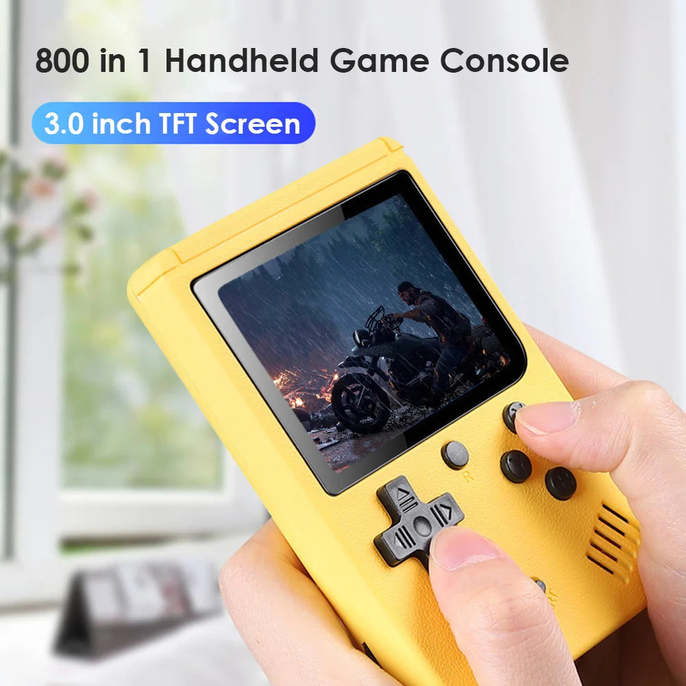 800 in 1 Games 3.0 inch Color Screen Retro TV Video Gaming Console Portable Handheld Game Players for FC Kids Gift.