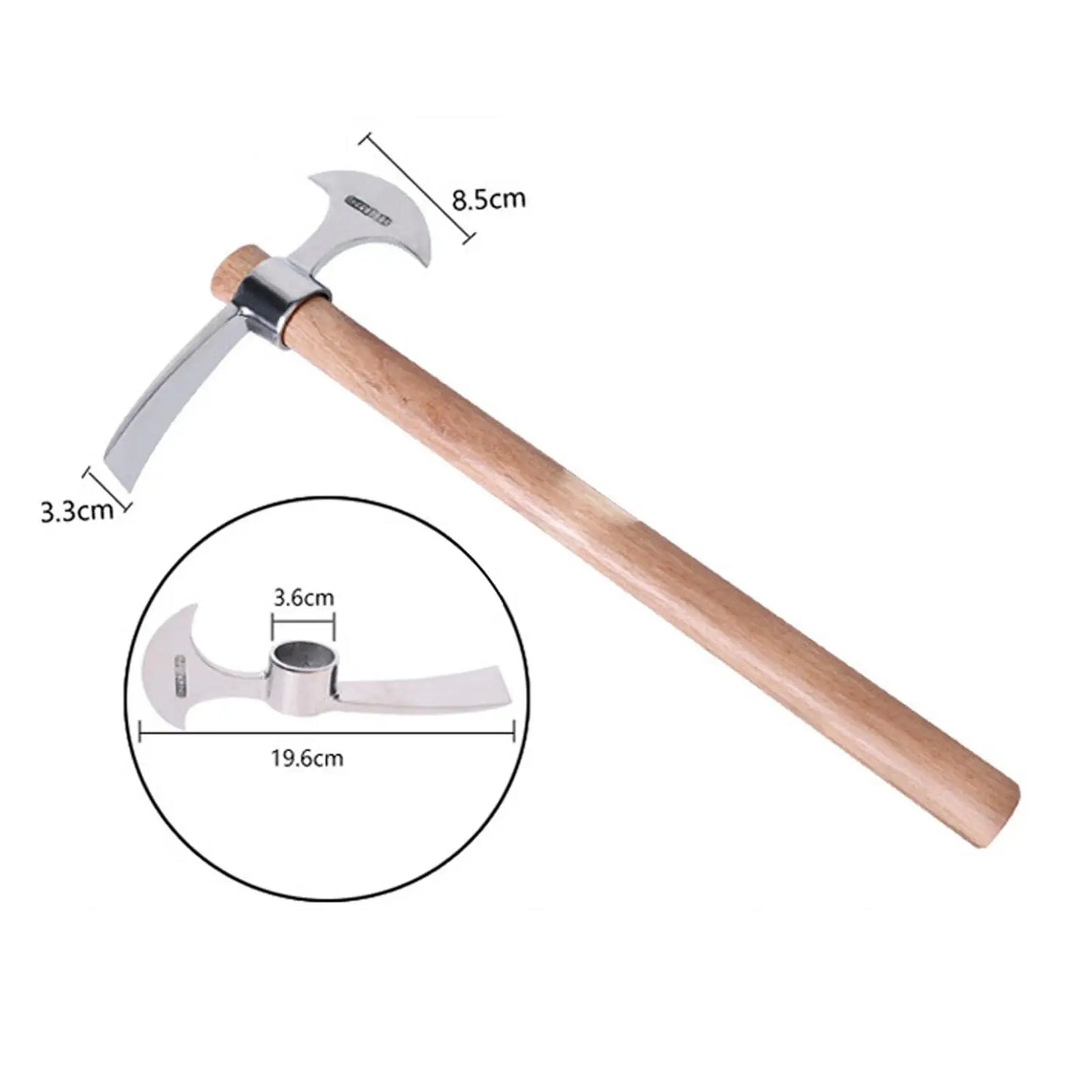 Edelstahl Spitzhacke robuste Handwerkzeuge Mehrzweck tragbare Hoch leistungs Pick Mattock für Camping Pflanzen Unkraut Garten