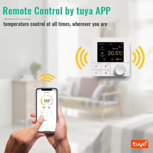 Tuya WIFI Thermostat Electric/Water/Gas Boiler Floor Heating Control Temperature Remote Controller Smart Life Google Home Alexa.