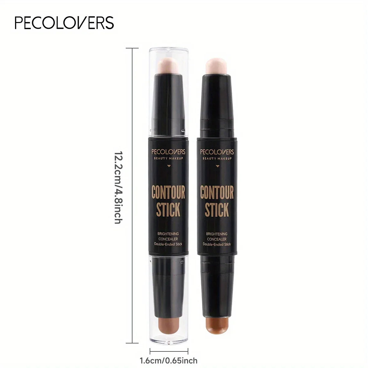 Double Head Highlight Pen Face Make Up Liquid Waterproof Contouring Foundation Contour Makeup Concealer Stick Pencil Cosmetics.