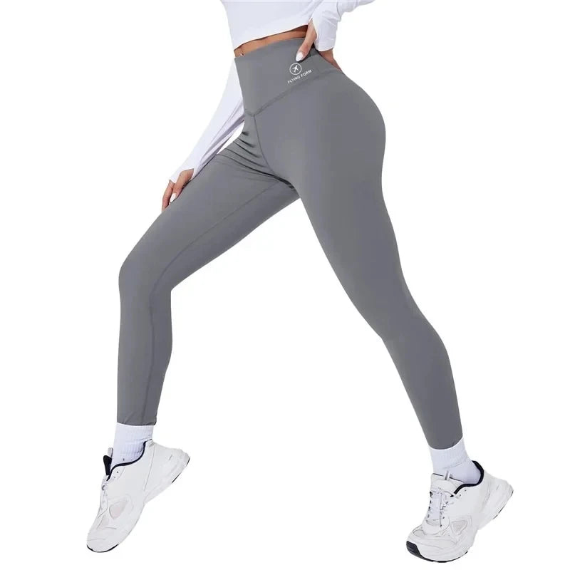 1pc Frauen Hohe Taille Yoga Leggins Gym Sport Strumpfhosen Frau Laufhose Sexy Butt Hebe Leggings Gym Fitness Push-Up leggins ﻿.
