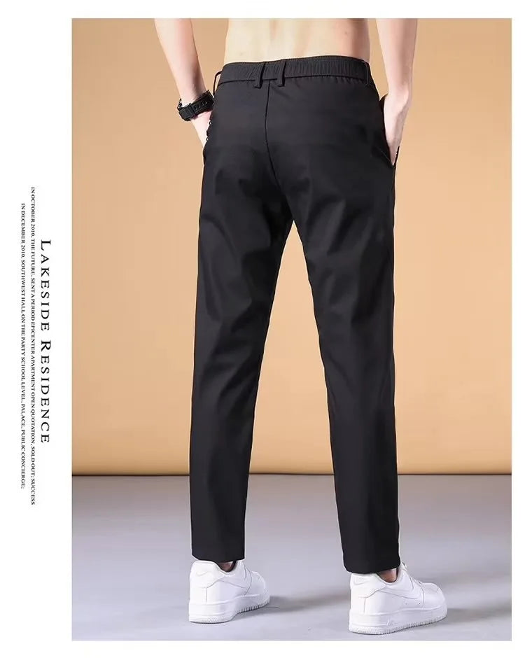 Fashion Men's Pants Summer Suit Pants Casual Korean Men's Pants Joggers Men Streetwear Casual Sports Pants.