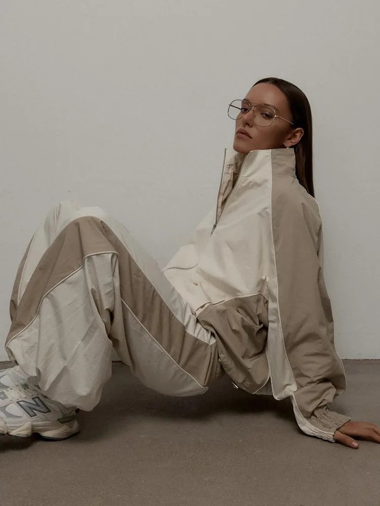 Two Piece Sets Pant Set Women Tracksuit Jogger Y2k Sweatshirts Autumn Winter Sports Elastic Waist Streetwear Pants Matching Sets.