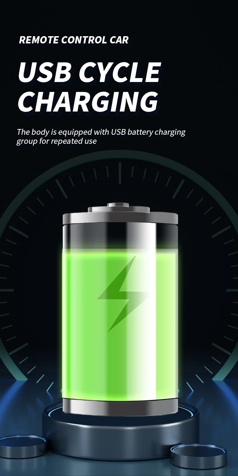 RC 1/64 Speed Mini Off-Road Climbing Car Alloy Cool Appearance Light Shock Absorption With LED Light Toy For Children's Gift.