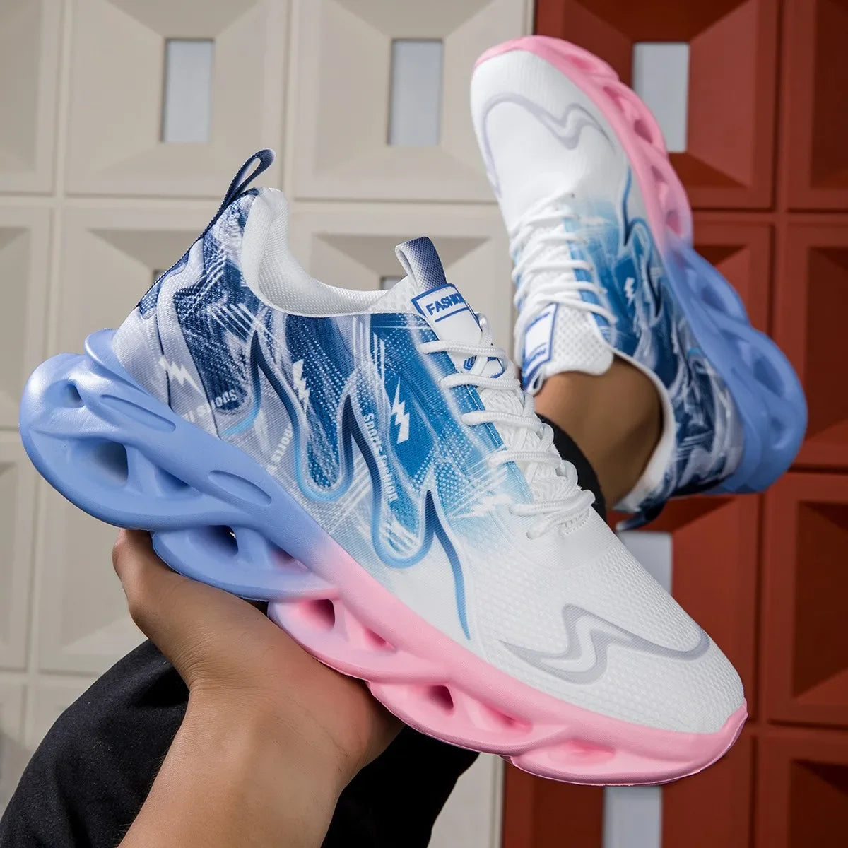 YRZL Womens Sneakers Lightweight Summer Woman Casual Sports Shoes Men Breathable Jogging Trainers Walking Tenis Ladies Shoes.