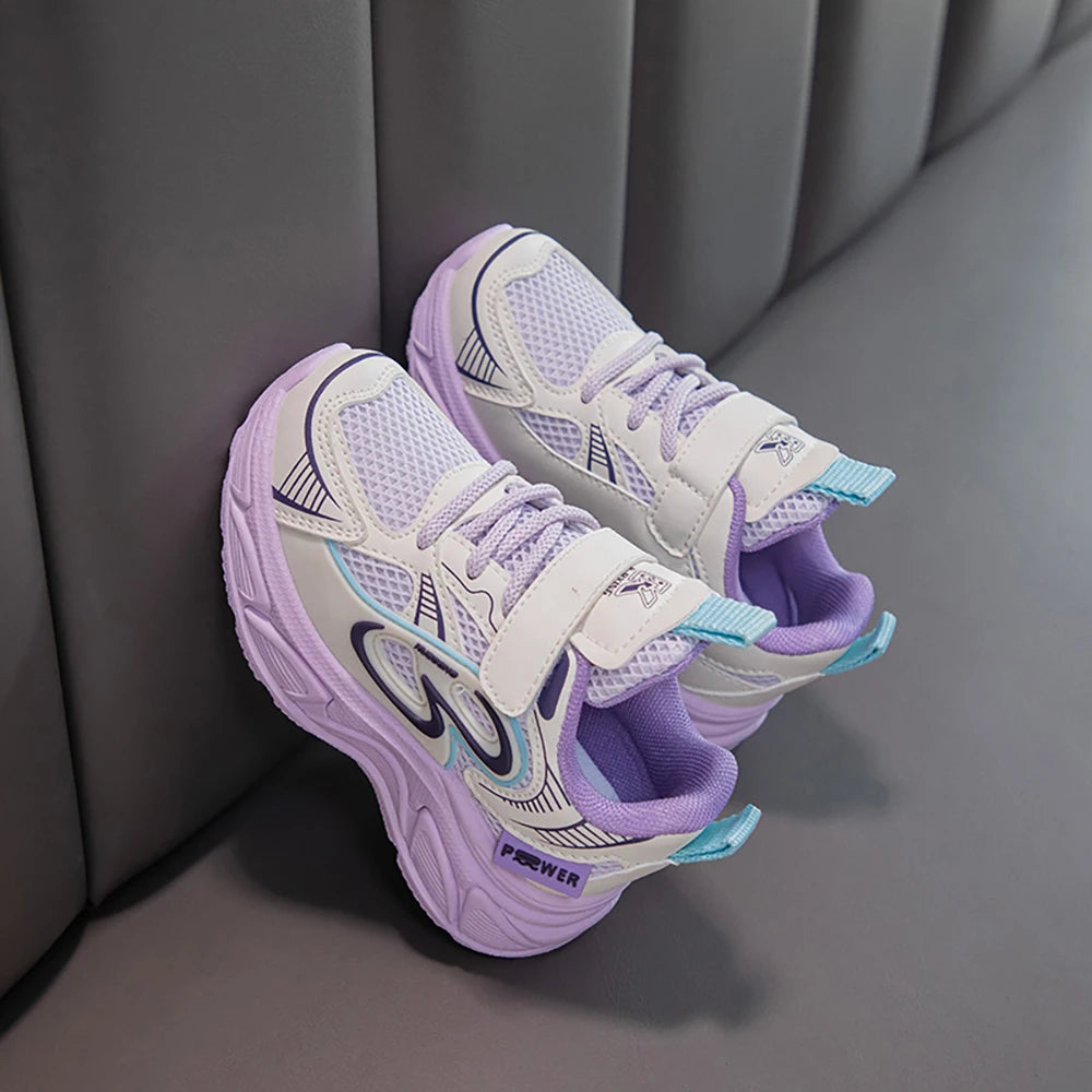 Autumn Children Sport Shoes Mesh Breathable Teenager Kid's Sneakers Boy's Girl's Running Shoes Trend Fashion Sport Shoes.