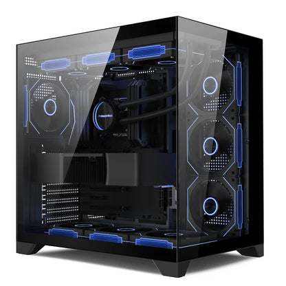 Power Train Dream PRO Seaview Room Chassis ATX Desktop MATX Glass Side Transparent 360 Water Cooled Game Console Computer Case.