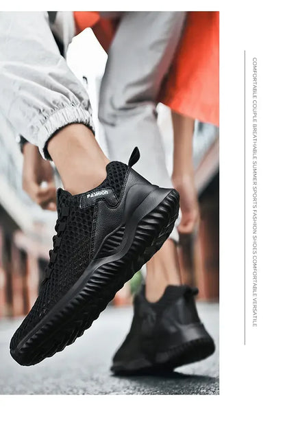 Sommer Tennis Casual Mesh Schuhe Atmungsaktive Hohl training fitness Plattform Weichen Boden Läuft Leichte Vulkanisierte Schuhe