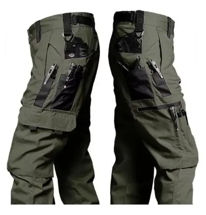 Wear Resistant Work Pant Man Multi-pocket Straight Cargo Trousers Outdoor Jogging Tactical Pants Spring Autumn Casual Trousers.