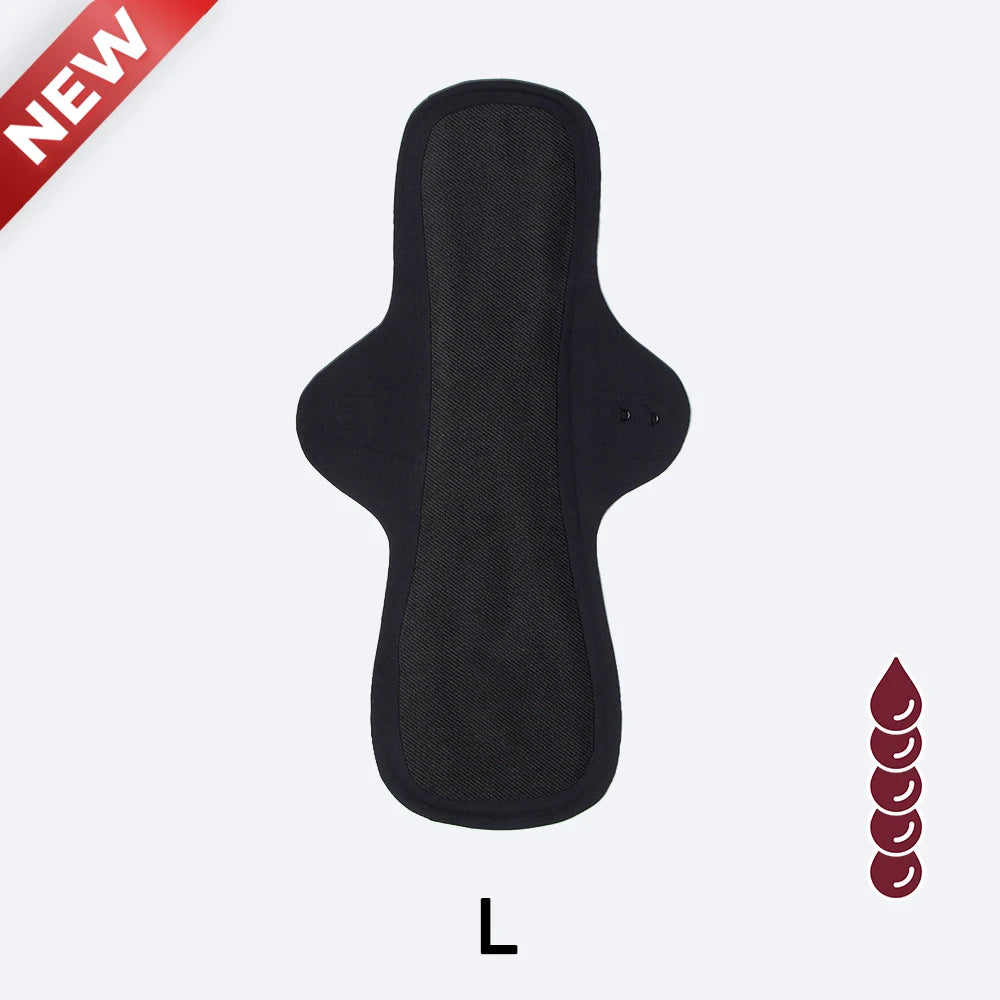 Reusable Menstrual Pads Women Large Washable Seamless Sanitary Napkin Thin No-slip Reusable Sanitary Towel Absorbent Pad Panties