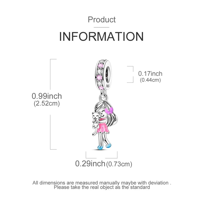 Fit Original Bracelet 925 Silver Butterfly and Sunflower Heart Shape Charms Beads For Women Jewelry Making Fashion Pendant