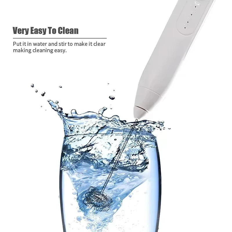 2-in-1 multi-function USB Rechargeable Electric Egg Beater Baking Mixer Milk Frother Kitchen Gadgets Coffee Stirrer Tools Dining.
