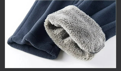 Winter Fleece Ski Pants Men's High Quality Extreme Cold Wool Thick Warm Trousers Women New 2025 Outdoor Camping Work Sweatpants