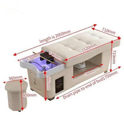 XinSheng Shampoo-Bett, Friseursalon, Betten, Kopf, SPA, Begasungsmaschine, Massagetisch, Freizeit- und Gesundheitsgeschäft, kommerzielle Möbel