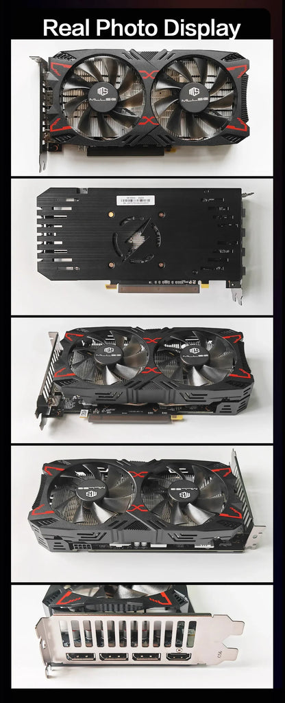 MLLSE Graphics Card RX 5500 8gb Placa De Video Gaming 7NM 128bit GDDR6 8Pin PCI Express 4.0 x 8 1717MHz DP*3 Desktop.