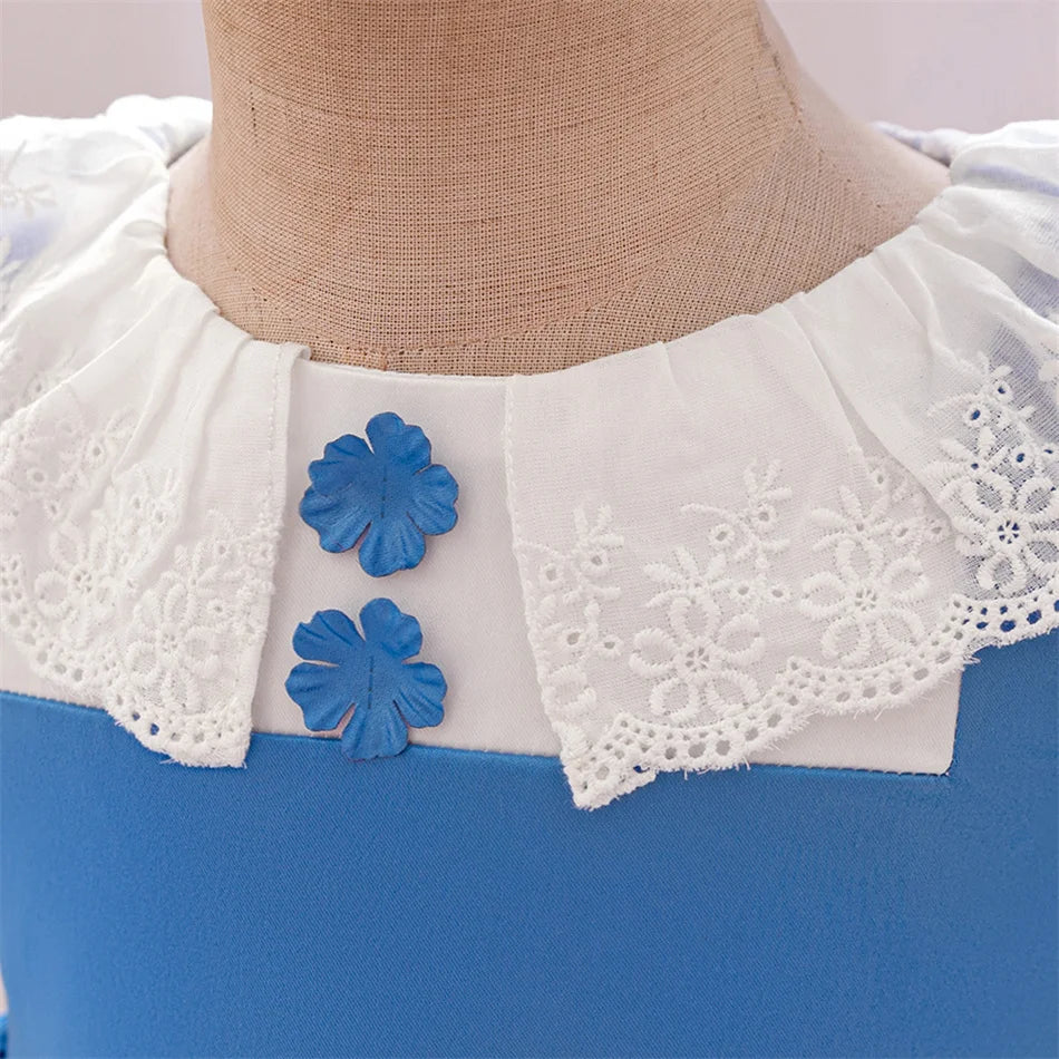 Mädchen Martha Cosplay Prinzessin Kleid Kleinkind Cartoon Bär Bühne Leistung Kleidung Kinder Karneval Party Maskerade Kleidung.