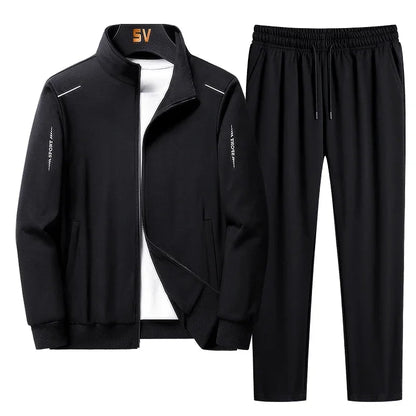 Men's Tracksuit Suit New Arrive Tracksuit Mens Casual Solid Solor Sweatpant Set Unisex Jogging Suit MEN Plus Size 6XL 7XL 8XL.