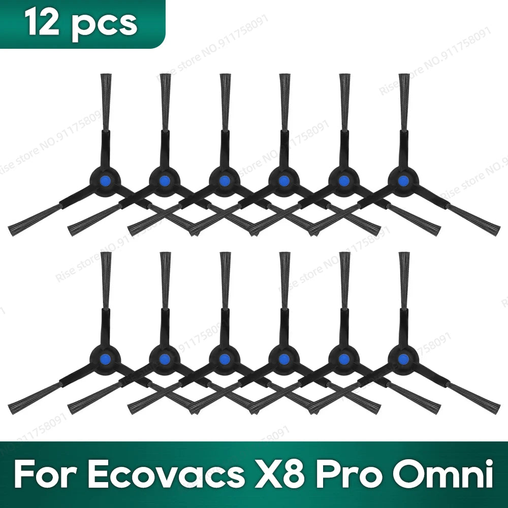Compatible for Ecovacs X8 Pro Omni Accessories Main Side Brush Hepa Filter Rag Dust Bag Replacement Parts