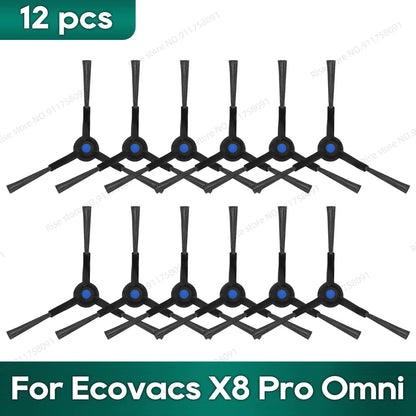 Compatible for Ecovacs X8 Pro Omni Accessories Main Side Brush Hepa Filter Rag Dust Bag Replacement Parts