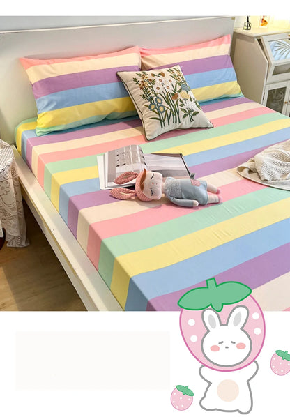 1pc Warm Winter Elastic Fitted Sheets Adjustable Flannel Velvet Mattress Cover Fluffy Fitted Bed Sheets for 200 Queen 180 size.