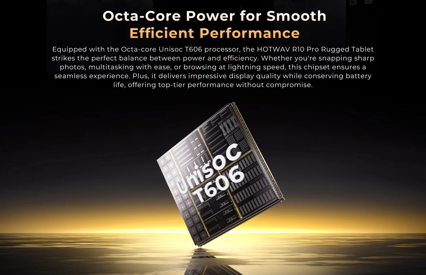 HOTWAV R10 Pro Rugged Tablet Android 14 10.1'' HD+ 13MP Camera Pad 10800mAh Battery 8GB 256GB 8-core OTG Charging Tablet PC