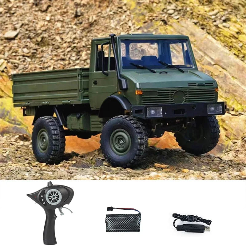 1/12 LDRC RC Crawler LDP06 Car Model 4×4 Off Road Vehicle Linear Speed Truck Remote Control Car 15KM/H Battery for Boys Toys.