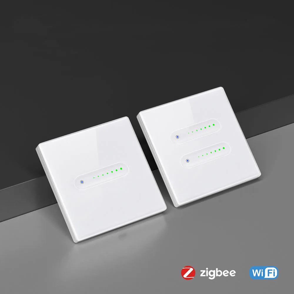 AVATTO Tuya WiFi Smart Dimmer Schalter EU 1/2 Gang Touch Licht Schalter Glas Panel APP Fernbedienung Funktioniert Mit Alexa Google hause.