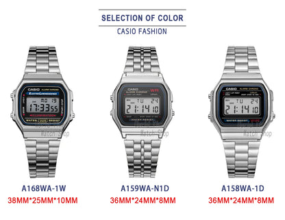 Casio watch silver watch men set brand luxury LED digital Waterproof Quartz men watch Sport military Wrist Watch relogio masculi.