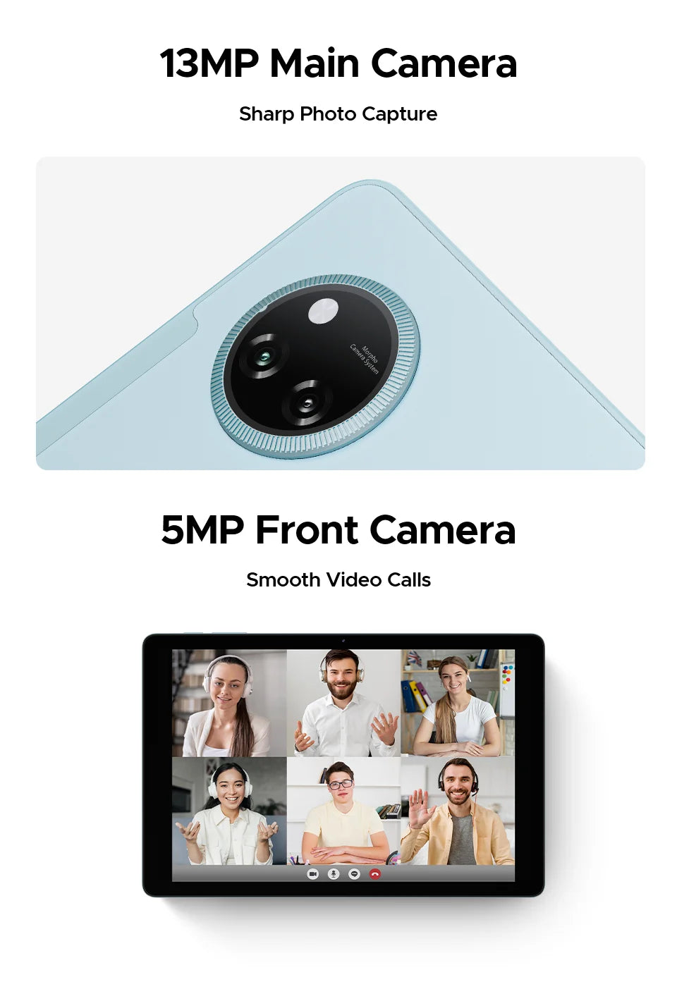 Doogee Tab A9 Pro+ Tablet Pc 11-Inch Android 15 30Gb Ram(6+24) 128Gb Rom 8580Mah Battery Widevine L1 Support Tablet Dual Speakers