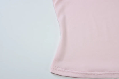 Dulzura Ladies Inclined Shoulder Sleeveless Slim Fit Lace Up Tank Top Solid Sexy Casual Y2K Top Party Club Street Summer Clothes