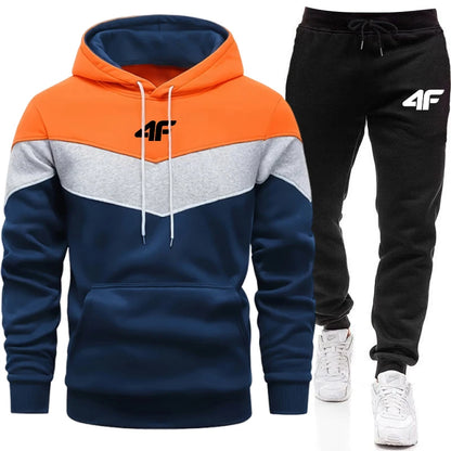 2025 Autumn Winter Men's Clothing Casual Sweatshirt Suit Sweatshirts for Men Daily Tricolor Hoodies Hot Sports Tracksuit Jogging.