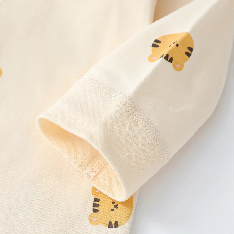 Baby Herbst Kleidung Cartoon Bär Gedruckt Strampler für Jungen Mädchen Neugeborenen Einteiliges Kleidung Baumwolle Kleinkind Body Infant Kostüm.