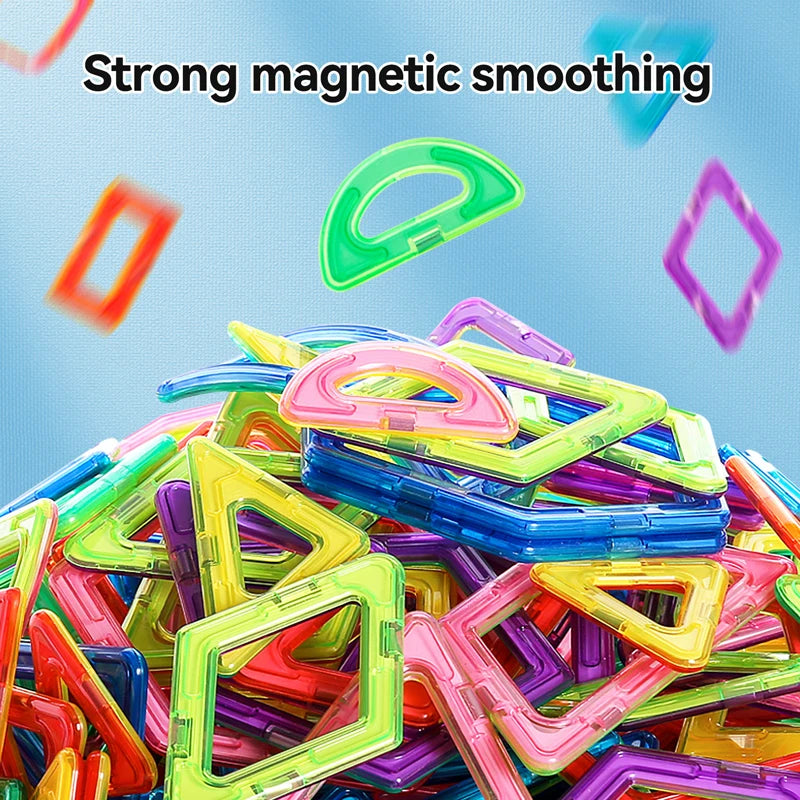 30-168pcs Magnetic Blocks Magnetic Designer Construction Set Educational Building Blocks Magnet Toys for Children Gifts.