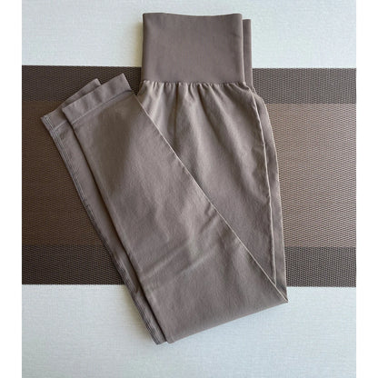 TKITK Solid Leggings Women Seamless Sports  Scrunch Bum Tights cycling shark pants Yoga shorts Gym navigation nv Workout wear