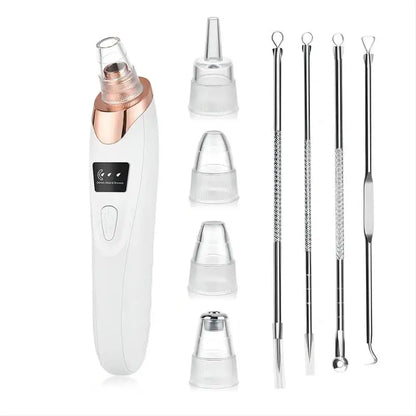 Newest Technology Blackhead Remover Vacuum Pore Cleaner for Face&Nose Blackhead Removal Kit Electric Acne Facial Extractor Tool.